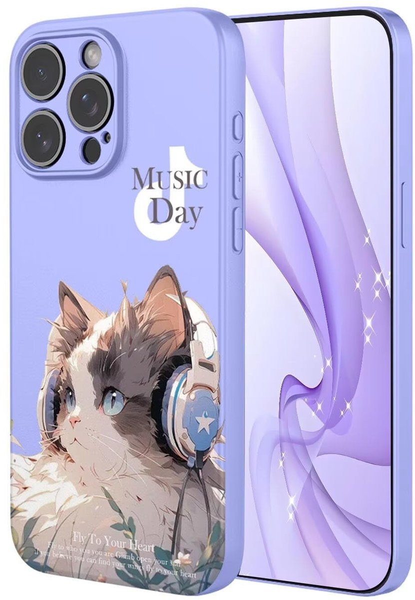 Dailygoods - Ultradunne Siliconen Hoes voor Smartphone met Microvezel Voering
