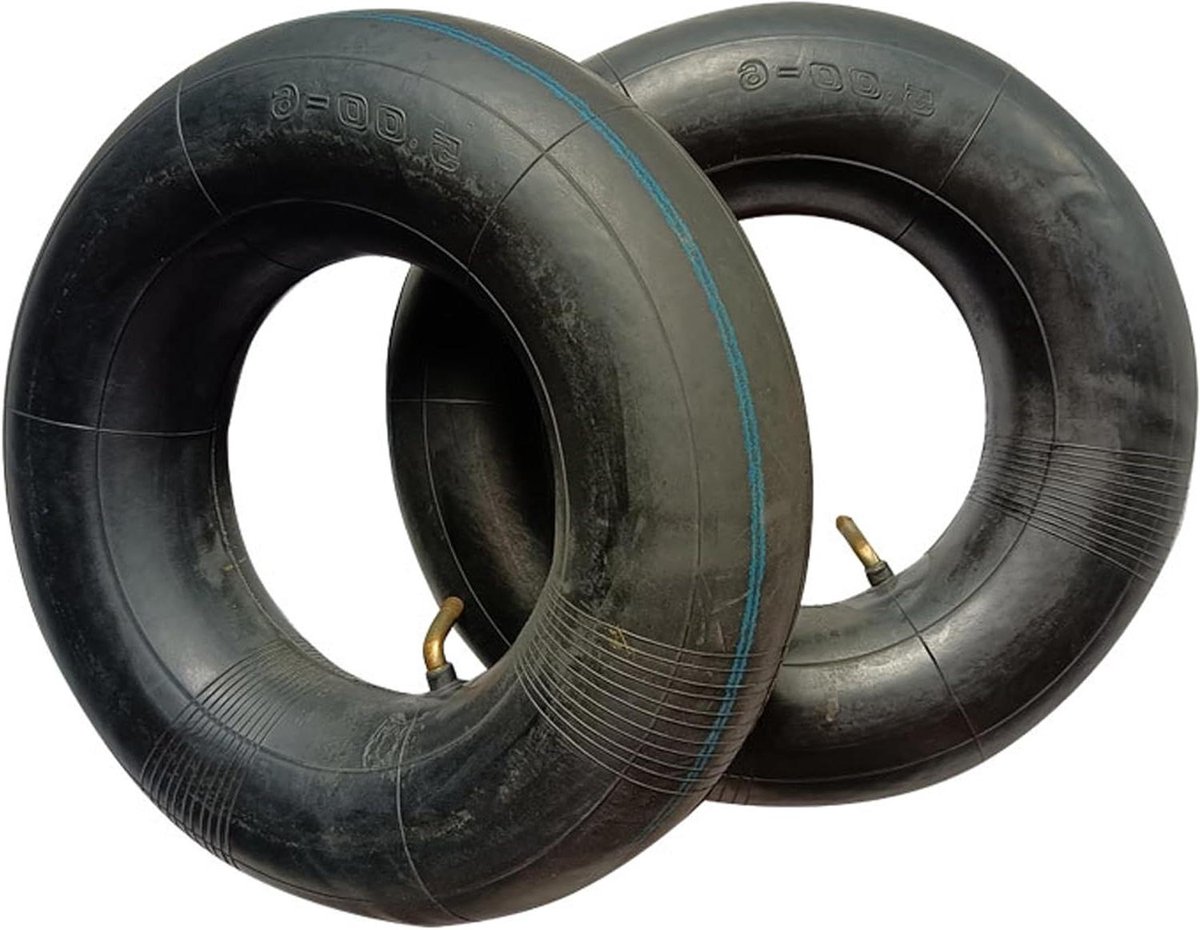 Binnenbanden Set - Reserveonderdelen - Tuinonderhoud - Brede Compatibiliteit - 13x5.00-6 - Zwart