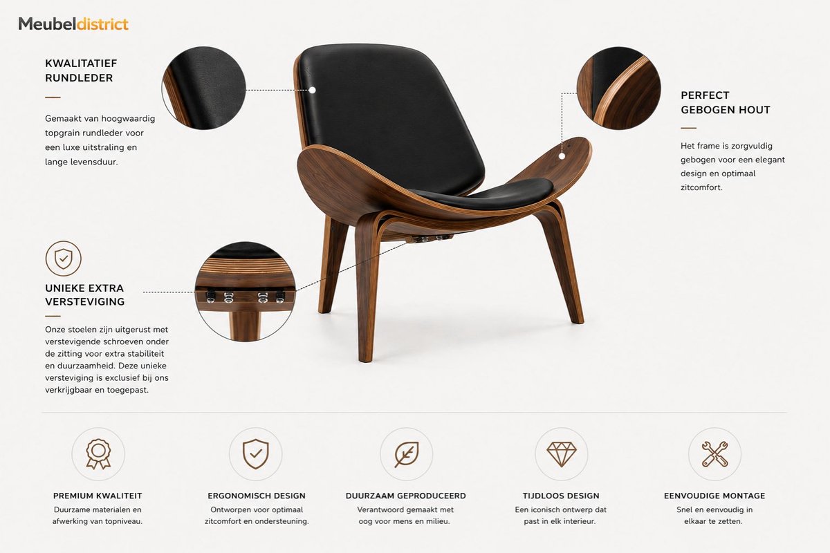 Stoel Stoel Smile Chair Fauteuil - afbeelding 5