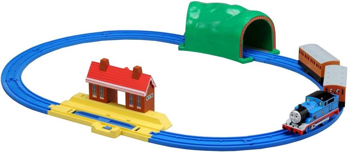 Thomas de Stoomlocomotief - Treinset - Kinderspeelgoed - Draagbaar - G-schaal - Meerkleurig