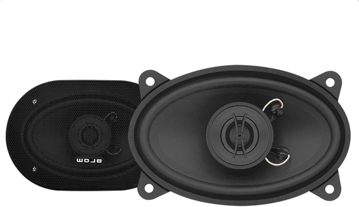 Auto Luidsprekers - HiFi Speakers - Auto Muziek Luisteren - 2-weg Systeem - 4x6 Inch - Zwart
