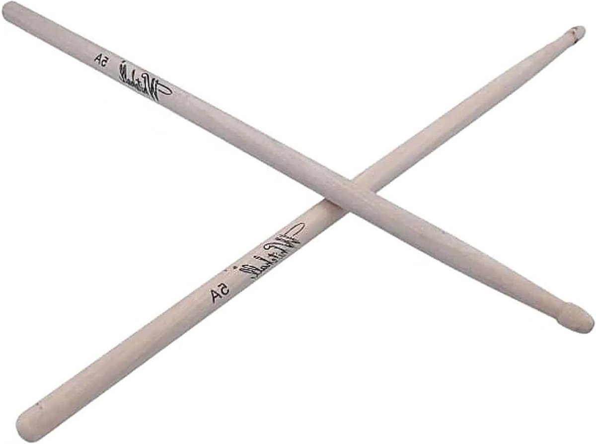 Drumstokken - Trommelstokken - Muziek Maken - Houten Punt - 5A - Natuurlijk