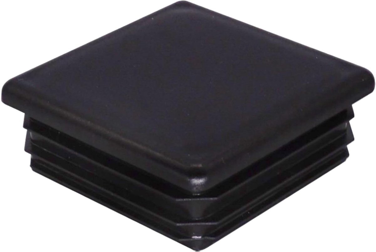 Plastic Plug - Pipe End Cap - Bescherming Buizen - Weerbestendig - 60 x 60 mm - Zwart