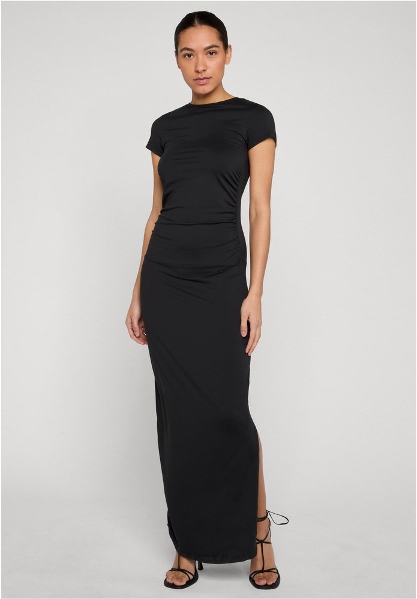 Urban Classics Jersey Maxi-jurk Dames Maxi-jurk – S Zwart