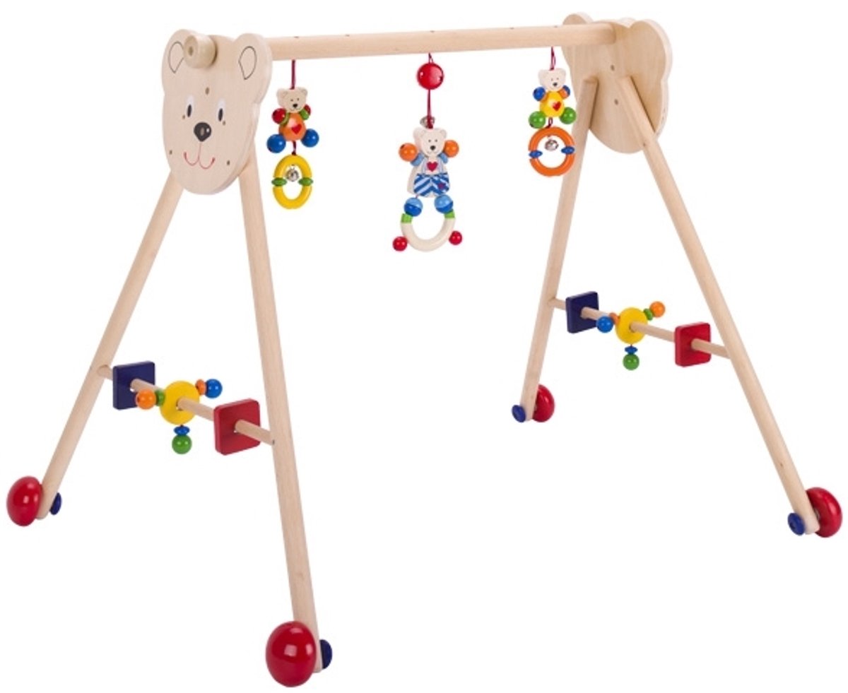 Heimess Houten Babygym Beer Met Hartje