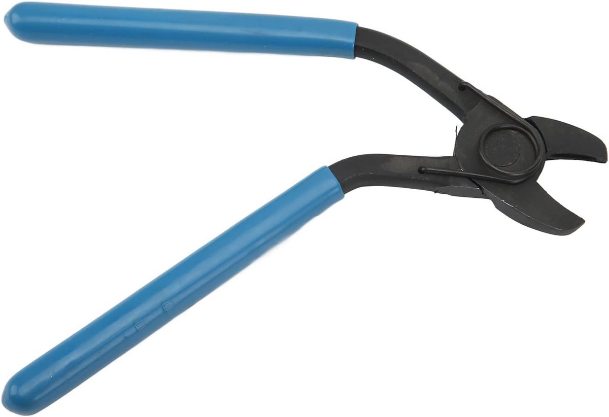 Professionele Ringtang voor het Verwijderen en Installeren van Varkensringen - Duurzaam, Ergonomisch Ontwerp met Comfortabele PVC Handgreep en Gebogen Hoek