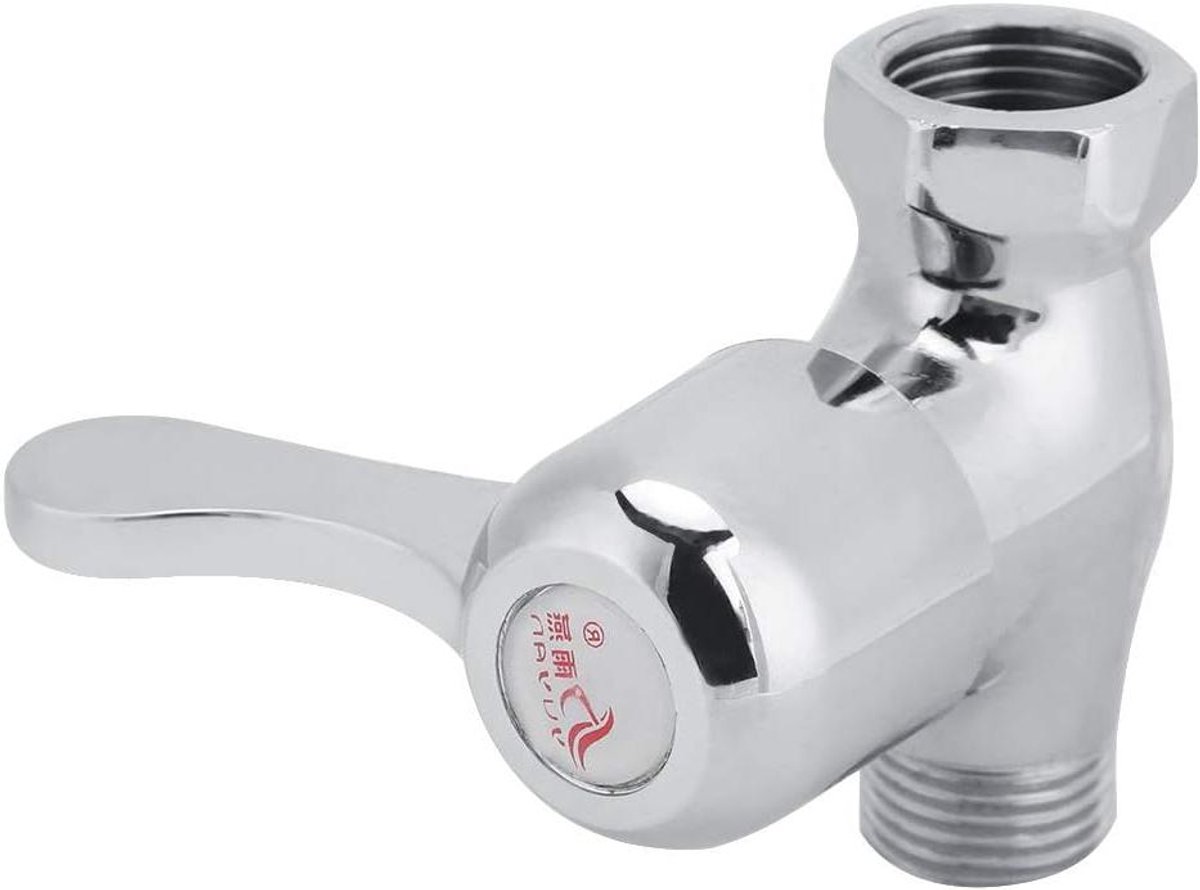 Waterklep Koper - Afsluiter Kraan - Waterstroom Regelen - Binnen en Buitendraad - G1/2 inch - Koperkleurig