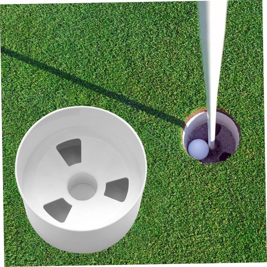 Golf Hole Cups - Putting Cups - Oefenen Golfvaardigheden - Hol Ontwerp - 4.2x3.9 INCH - Wit van GOLF — afbeelding 4