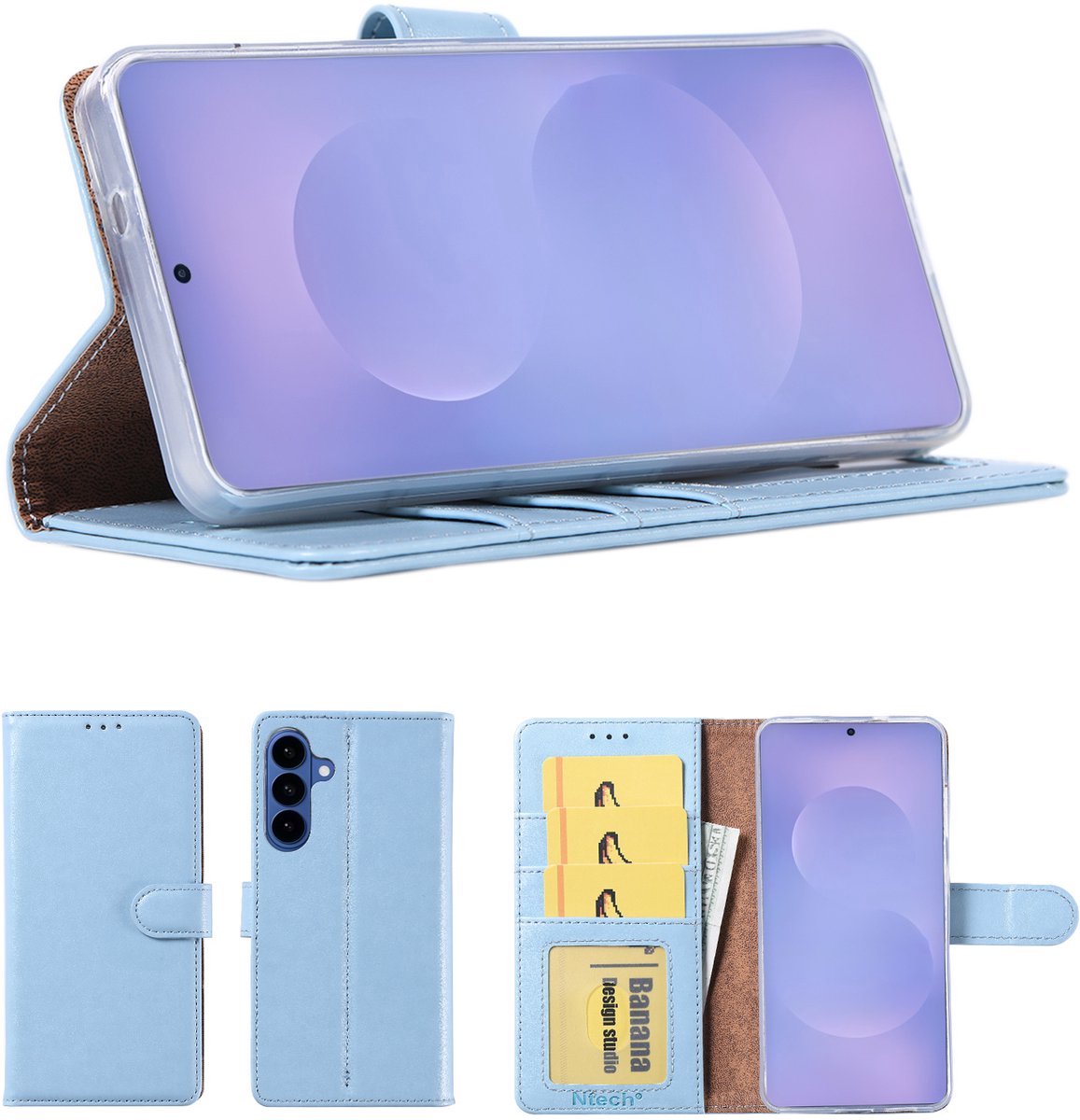 Hoesje geschikt voor Samsung Galaxy A57 hoesje - Arara bookcase - Blauw