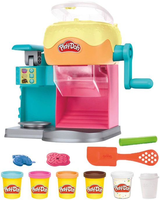 Play-Doh Donutshop-speelset, keukenspeelgoed, knutselen voor kinderen van 3+