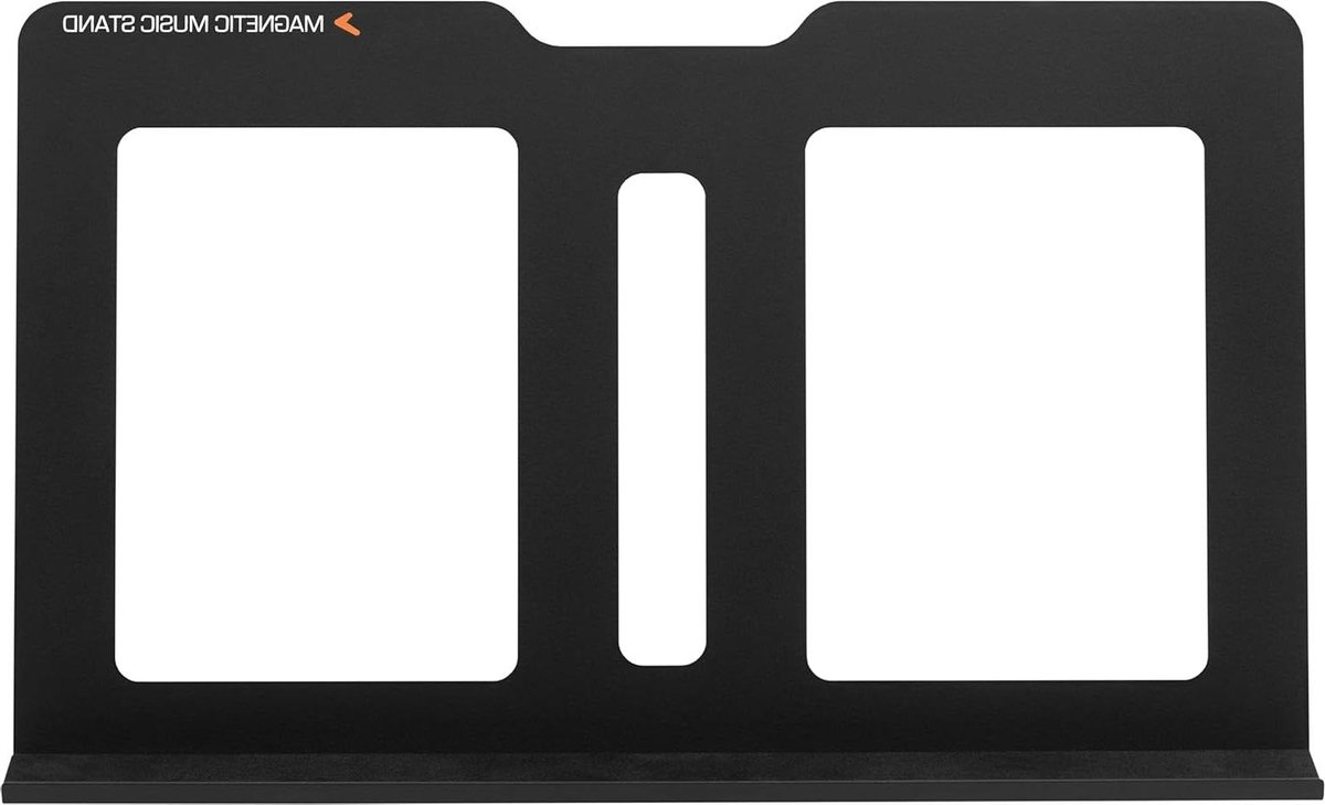 Muziekstandaard - Notenhanger Piano - Notatie Plaatsen - Magnetische Bevestiging - 42 cm - Zwart