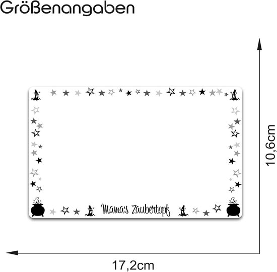 Displaybescherming Keukenmachine - Sticker Keukenapparaat - Keuken Decoratie - Op Maat Gesneden PVC - 10.6 x 17.2 cm - Magische Pot van Merkloos — afbeelding 5