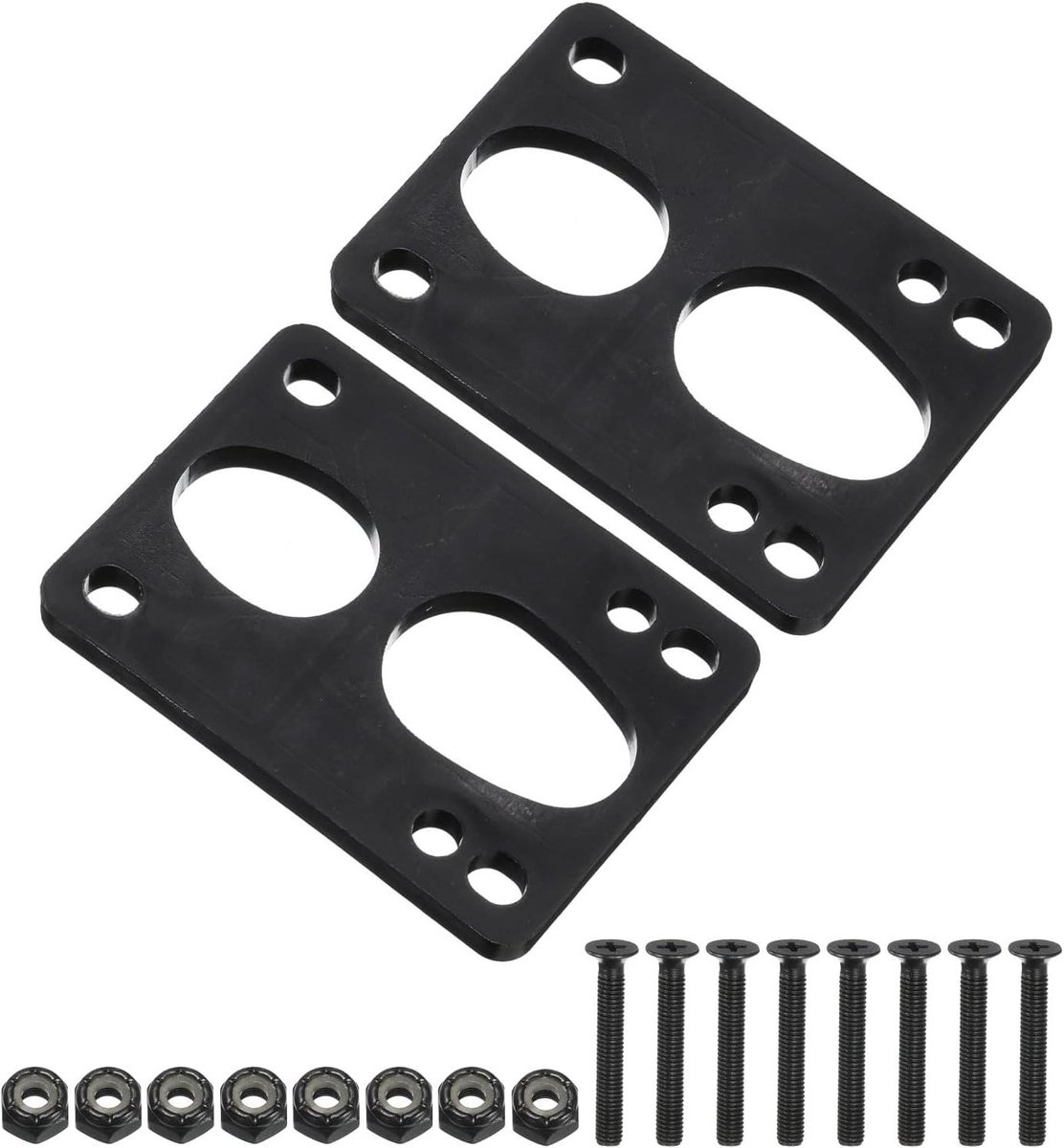 Skateboard Riser Pads Shock Pads Skateboarden Dempen PU Hoekige Wedge 6mm 35mm Bouten