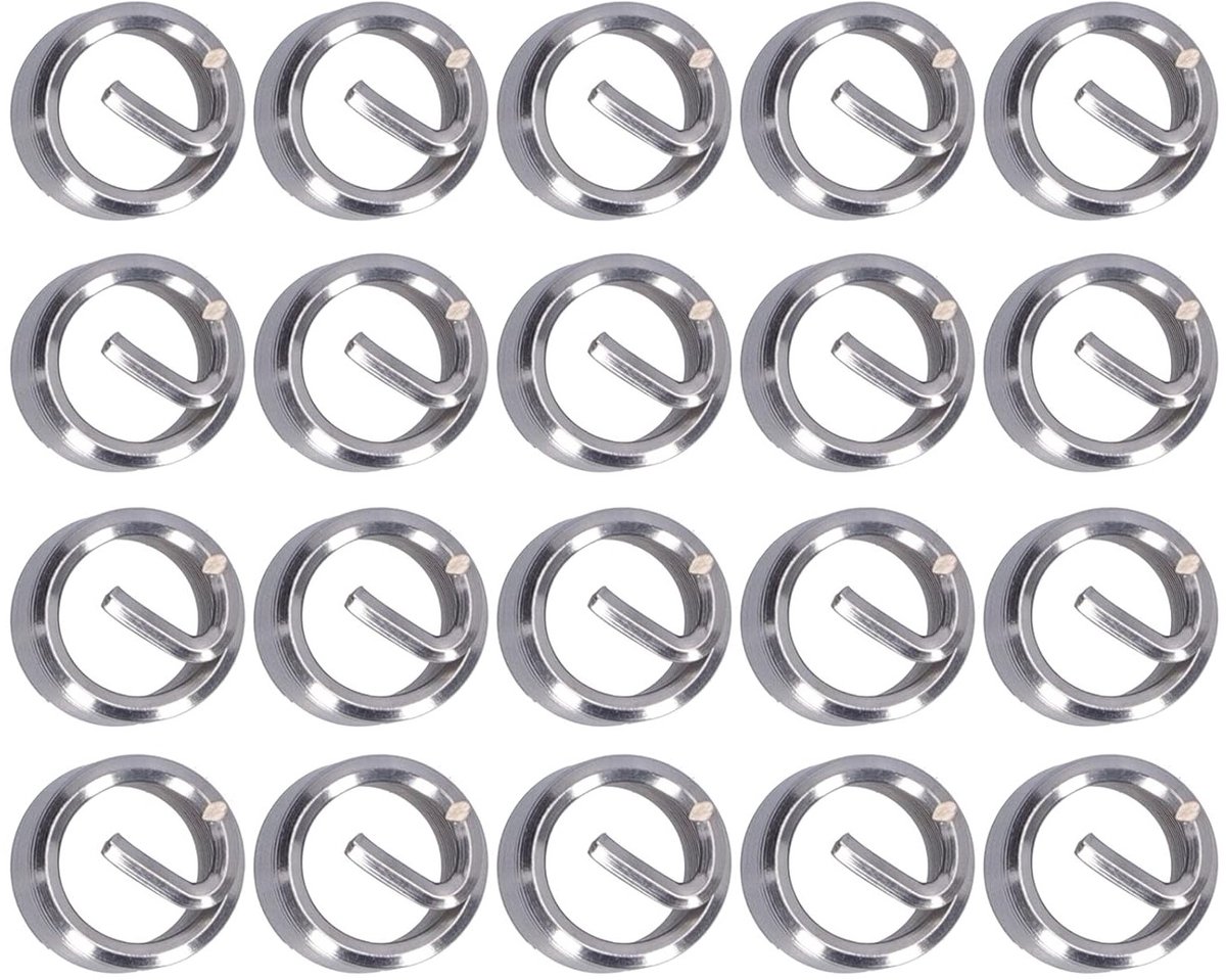 20 Stuks M12 X 1.75 Draadherstel Inserts voor Coiled Draadverlenging en Professionele Toebehoren
