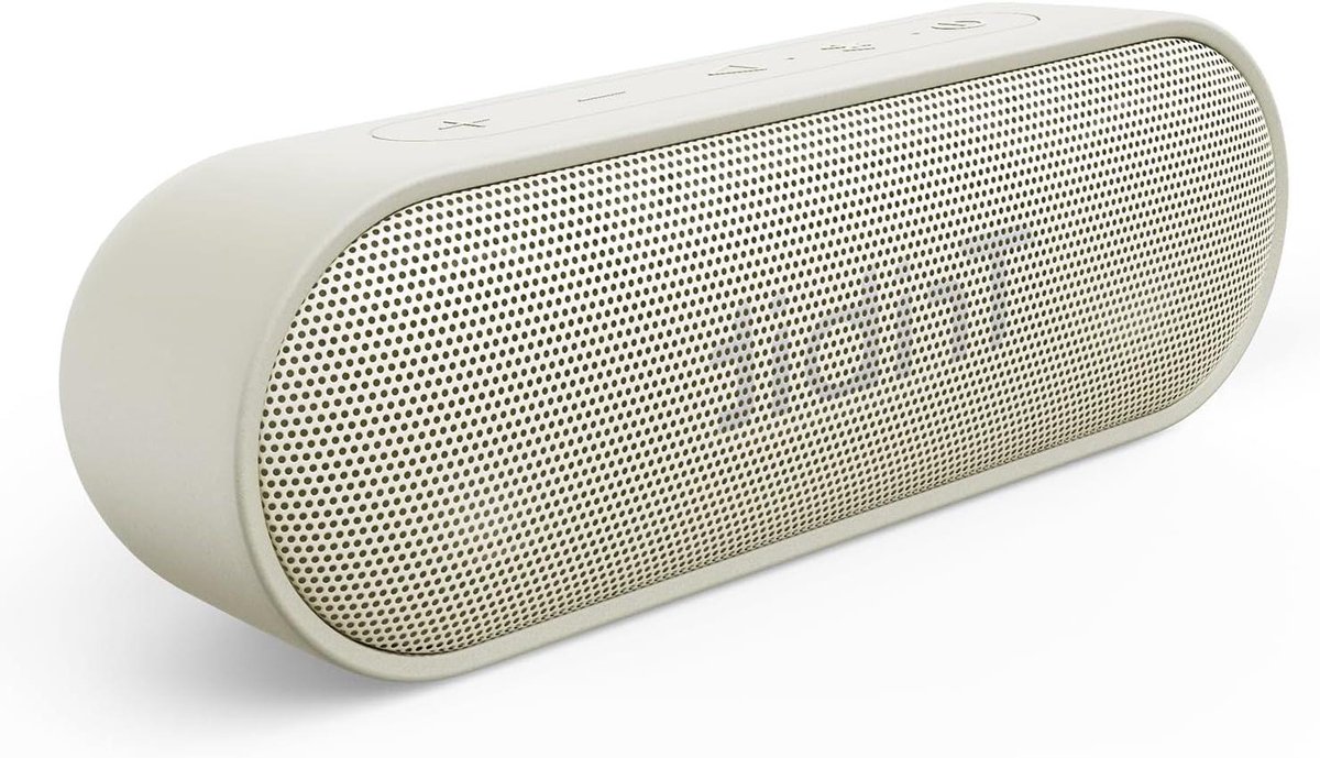 Bluetooth Luidspreker - Draagbare Speaker - Muziek Luisteren Buiten - 24 Uur Speeltijd - IPX7 Waterdicht - Wit