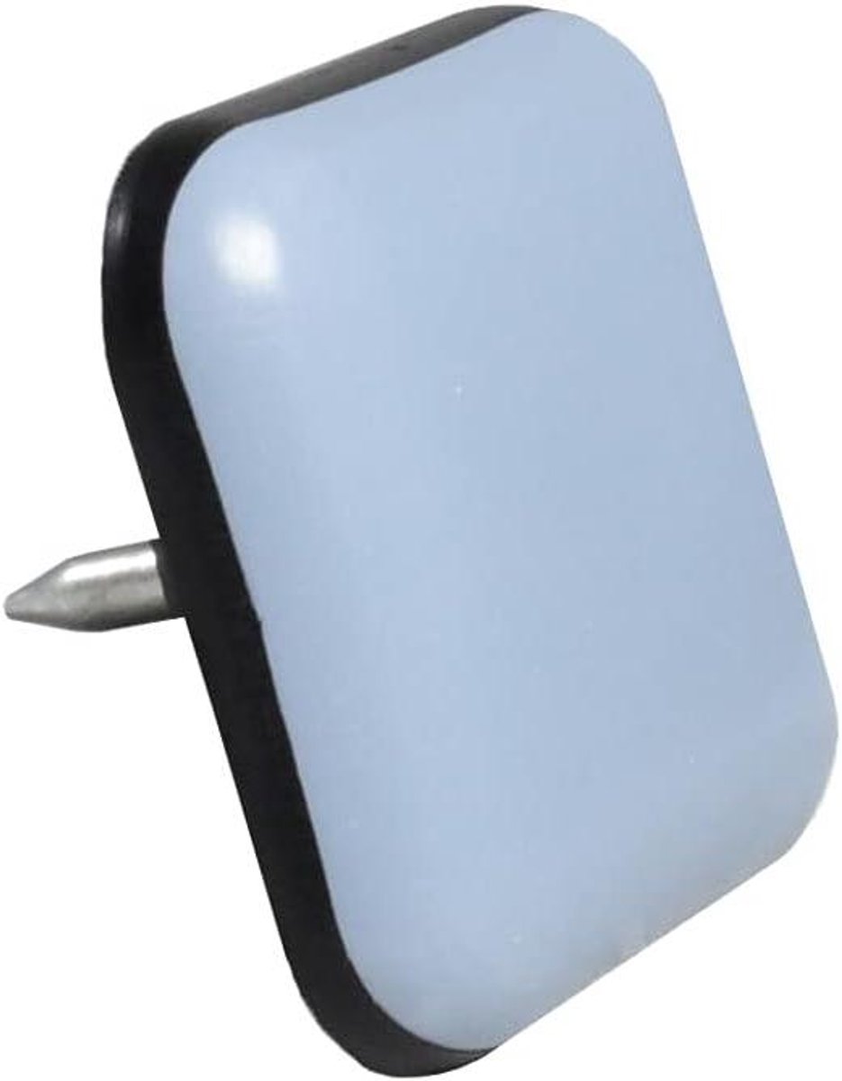 Meubelglijders met spijker - Stoelglijders PTFE - Meubels Verplaatsen - Slijtvast PTFE oppervlak - 24 x 24 mm