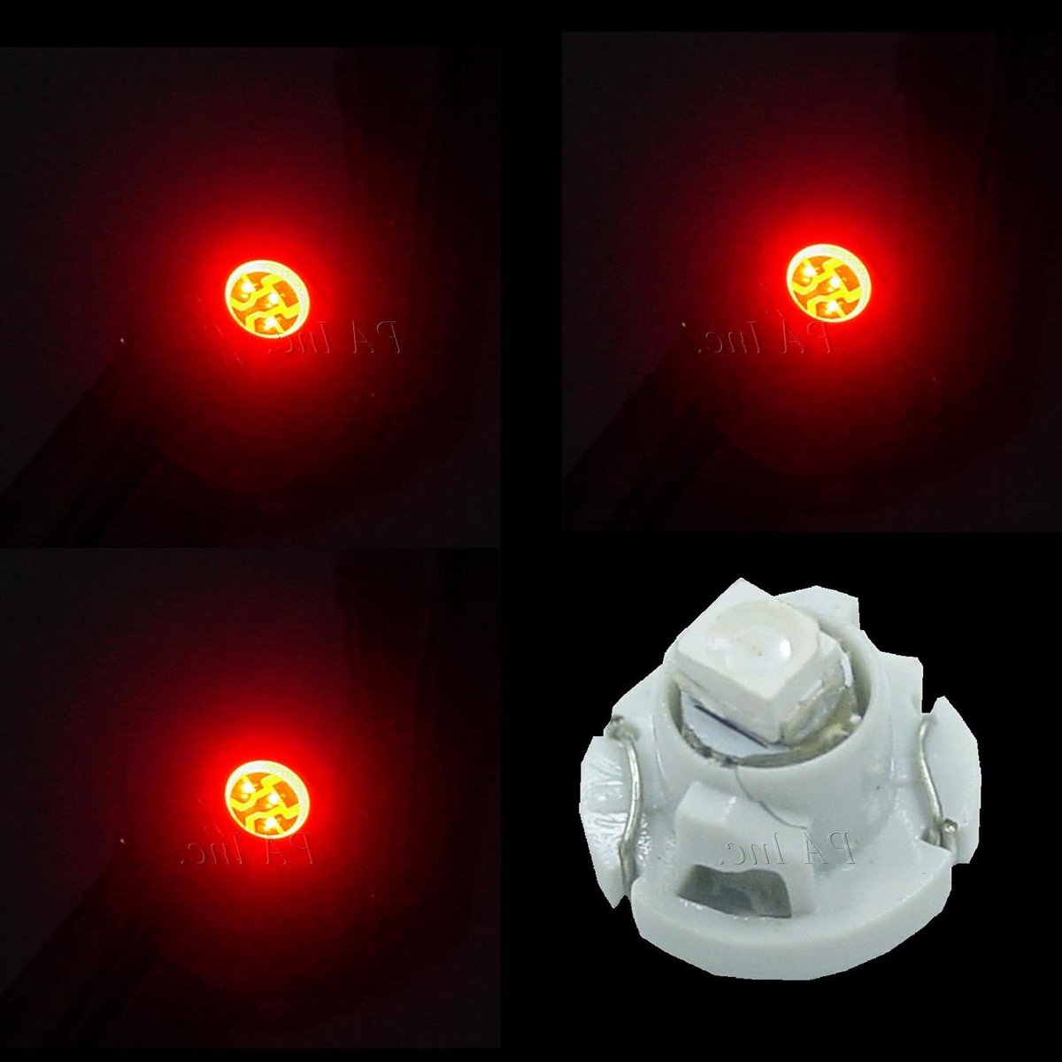 Dashboard Lampen - Instrumentenpaneel Verlichting - Auto Interieur Verlichten - LED Lichtbron - T4.2 - Rood