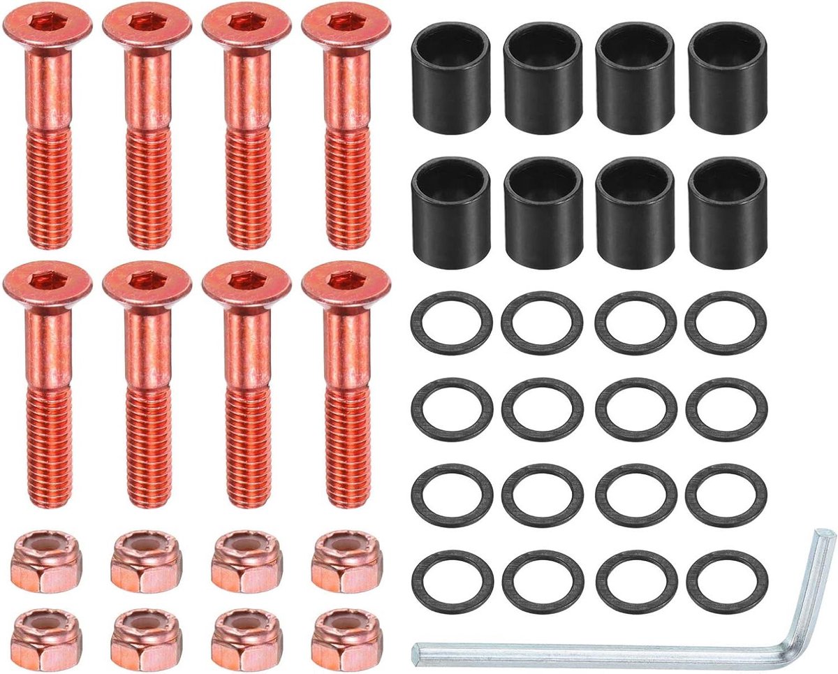 Skateboard Hardware Schroeven Skatebouten Kit Skateboard Monteren Compleet Gereedschap 8 Stuks