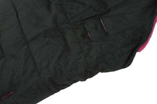 Voetenzak Kinderstoel - Zitverkleiner Dekentje - Baby Comfort - Met Rits - 42 x 30 x 11 cm - Roze — afbeelding 4