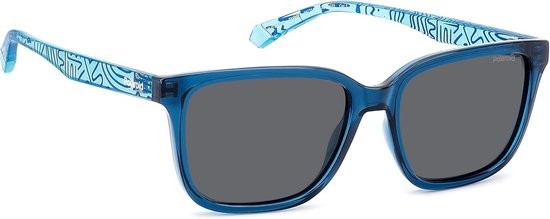 Kinder Zonnebril - Polarized Bril - Bescherming tegen zonlicht - Lichtgewicht montuur - 49-14 mm - Blauw van Merkloos — afbeelding 2