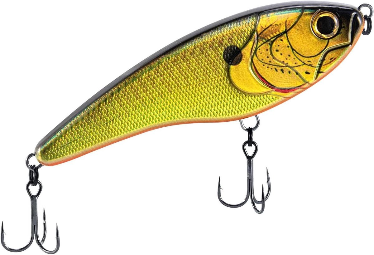 Jerkbait Wobbler - Kunstaas Vis Zinkend Lokaas - Snoek Vissen - Geïntegreerde Geluidsballen - 130mm/57g - Zonnevlek