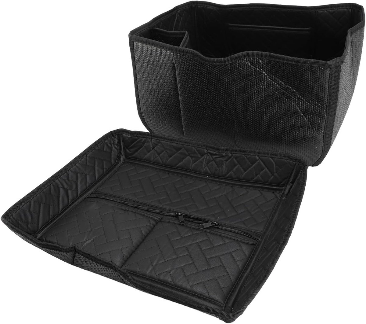 Ruime 45L Motorfiets Topkoffer Inlegzak van PU Leer - Beschermende Lining voor Bagage, Koffer en Accessoires