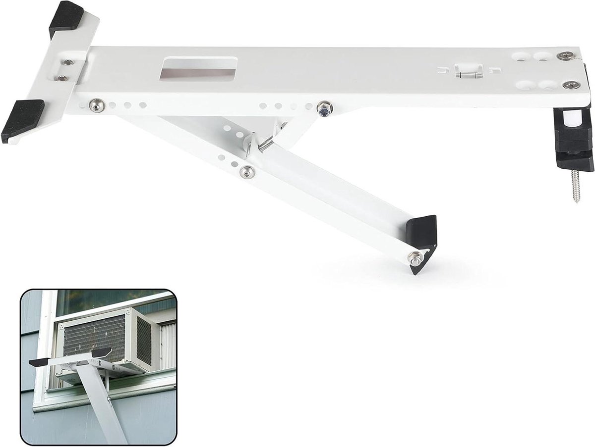 Airco Beugel - Airco Steun - Airco Monteren - Universeel Ontwerp - Tot 75 kg - Wit