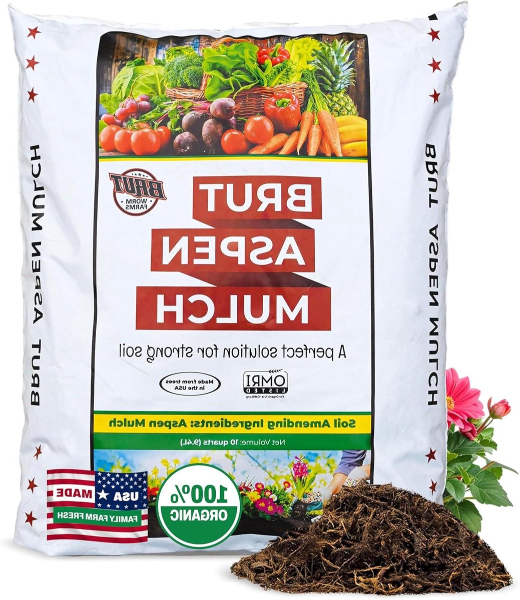 Aspen Mulch - Houtsnippers Bodembedekker - Planten Verzorgen - Water Vasthoudend - 5.4 kg - Natuurlijk