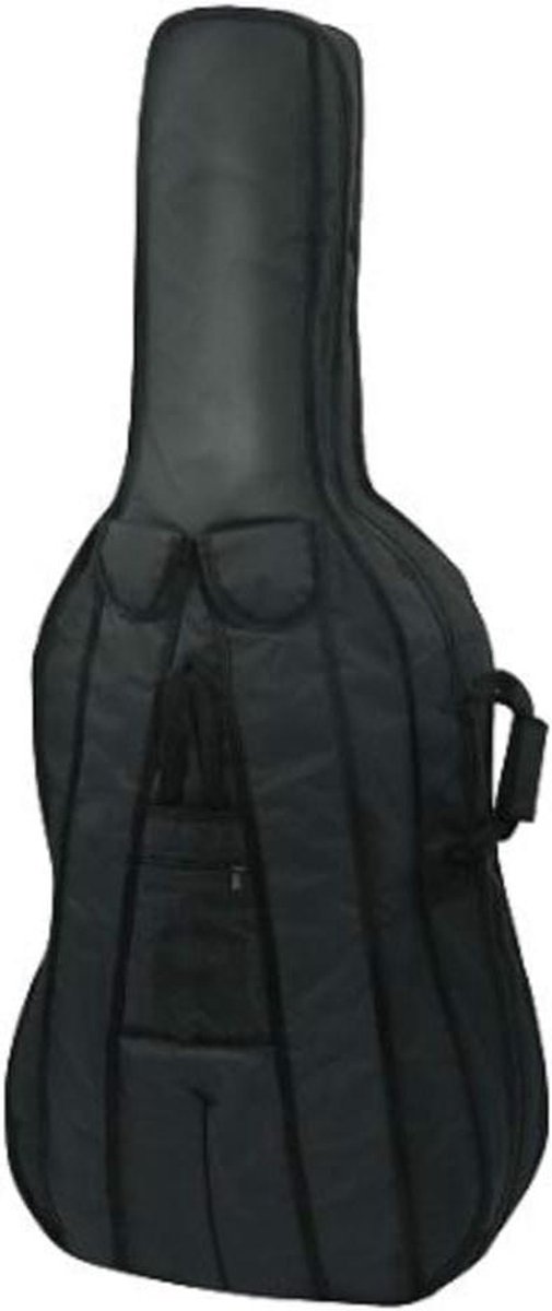 Cellosack 1/4 - Cellohoes - Instrument Beschermen - 3mm Schuimvulling - 1/4 Maat - Zwart