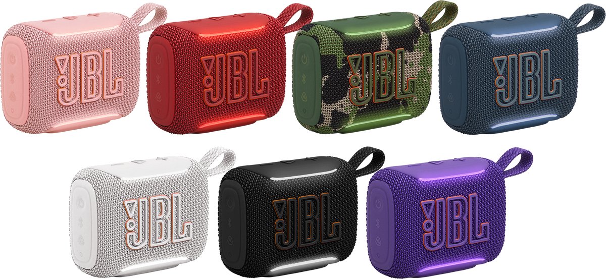 JBL Go 5 - Draadloze Bluetooth Mini Speaker – Voor Onderweg en Thuis – Sfeerverlichting - Draadloos Muziek Box – Boxje - 10 uur - IP68 - Waterdicht - Zwart – foto 7