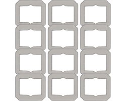 12-pack – Microvezeldoeken – Geschikt voor Ecovacs MINI 2/AIR2/ONE PRO – Wasbare microvezeldoeken – Reinigt vlekken en stof – Vervangende doeken geschikt voor Ecovacs raamreinigingsrobots