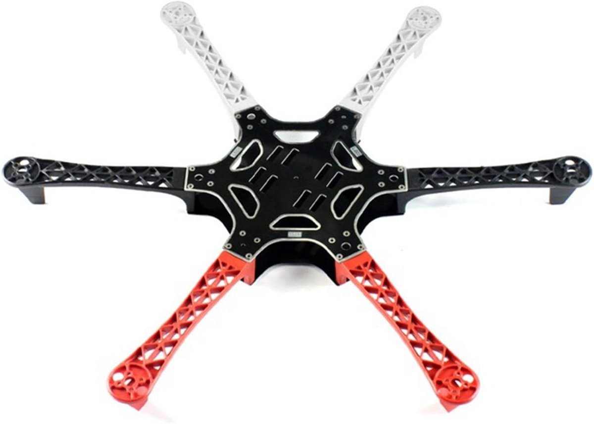 Drone Frame Kit - Hexacopter Frame - DIY Vliegen - Sterk Frame - 550 mm - Zwart