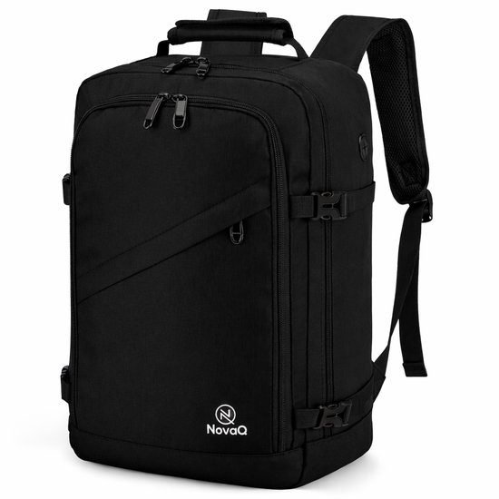 NovaQ Bagage à main 40 x 30 x 20 - Sac de voyage - Sac à dos - 20 Litres - Sac à dos de voyage - Sac week-end - Étanche - Sac à dos compact