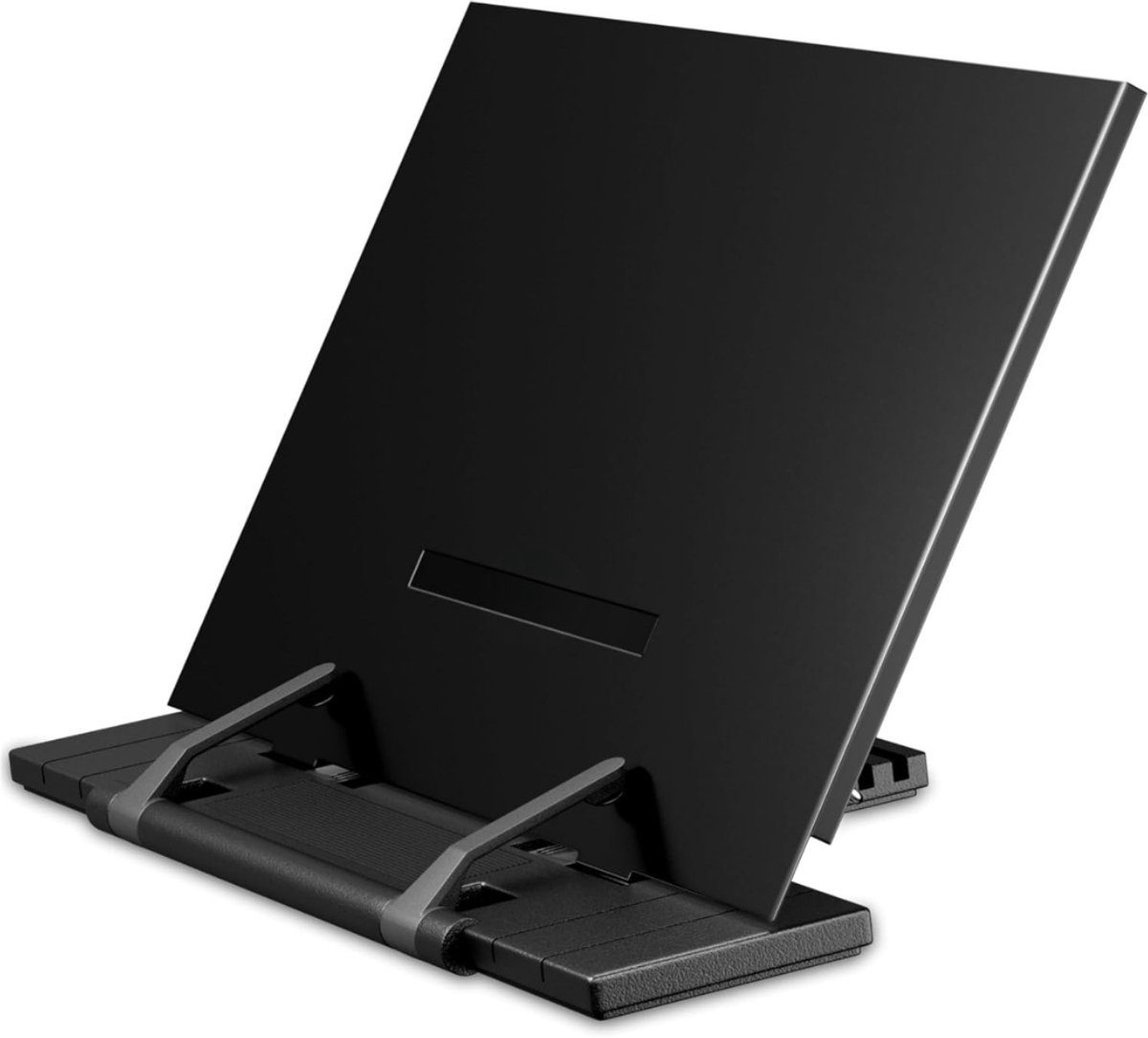 REN® Boekstandaard - Boeksteun - Boek Standaard -Inklapbaar - Zwart - 24cm x 29cm x 2cm
