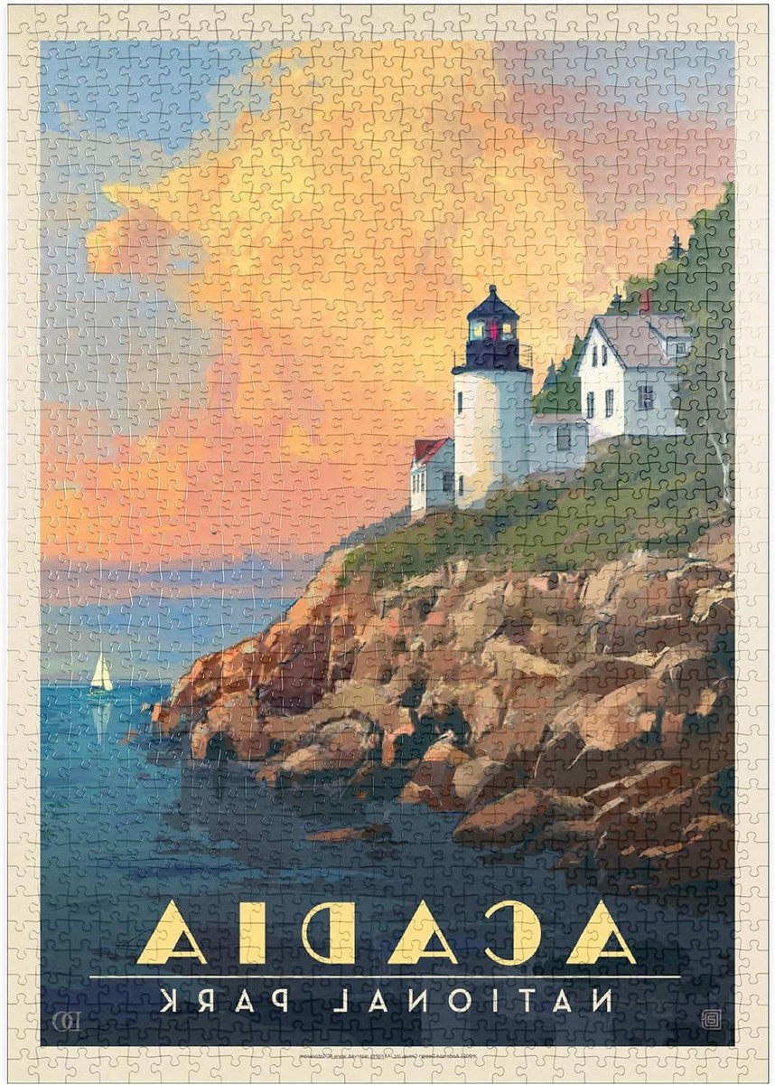 Legpuzzel National Park - Puzzel Stukjes - Ontspannen Tijdverdrijf - Hoge Resolutie Print - 1000 Stukjes - Meerkleurig