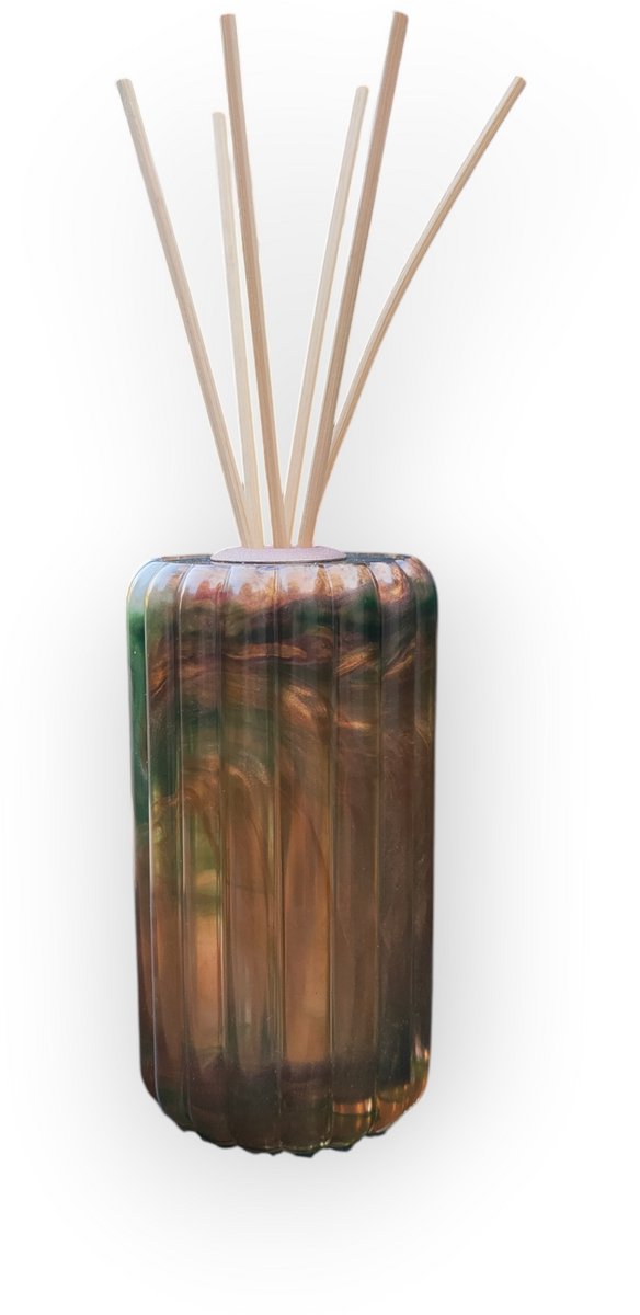 Resin Art JR: Geurstokjeshouder epoxy – handgemaakt – luxe diffuser houder – badkamer accessoires – woondecoratie – uniek design