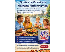 160 GR Gerookte Paprikapoeder Pikant in Vintage Blik Pimentón Picante Ahumado in VINTAGE BLIK _ SMOKED HOT PAPRIKA