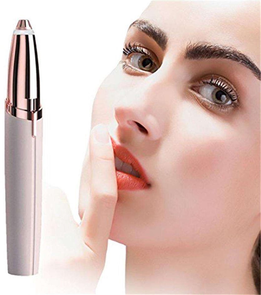 Bol.com Papillon - Precisietrimmer - Flawless Gezichtshaarverwijderaar – Reistrimmer - USB Oplaadbaar - Wenkbrauw Trimmer – Roze aanbieding