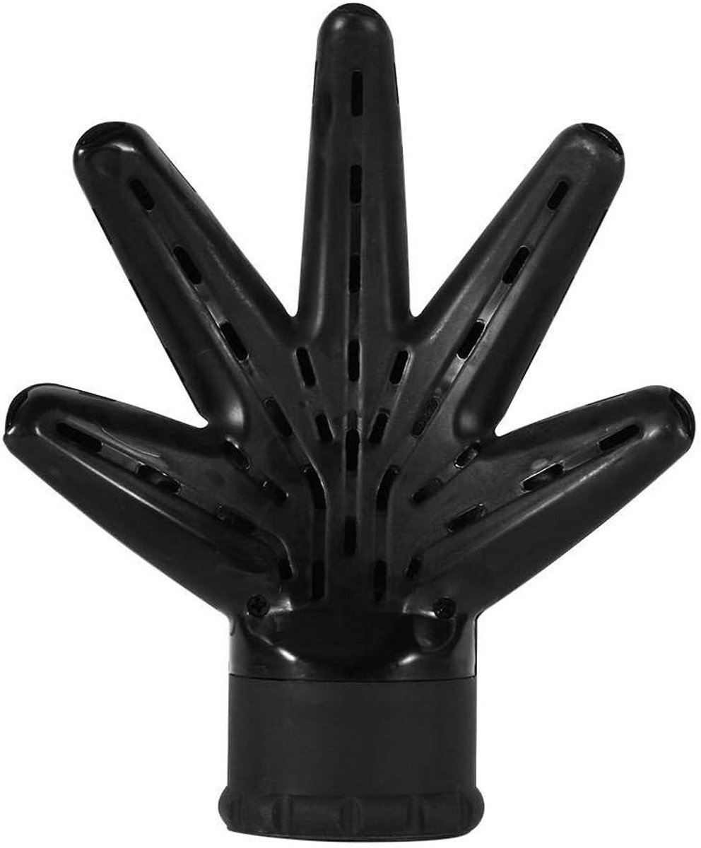 Haardroger Diffuser voor Krullend Haar, Universele Styling Accessoire voor Volume en Droogresultaat, Geschikt voor Alle Haardrogers, Zwart