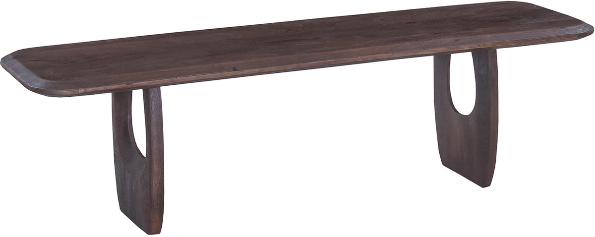 Tv-meubel Braga - 160x45x45cm - Massief Mangohout - Donkerbruin