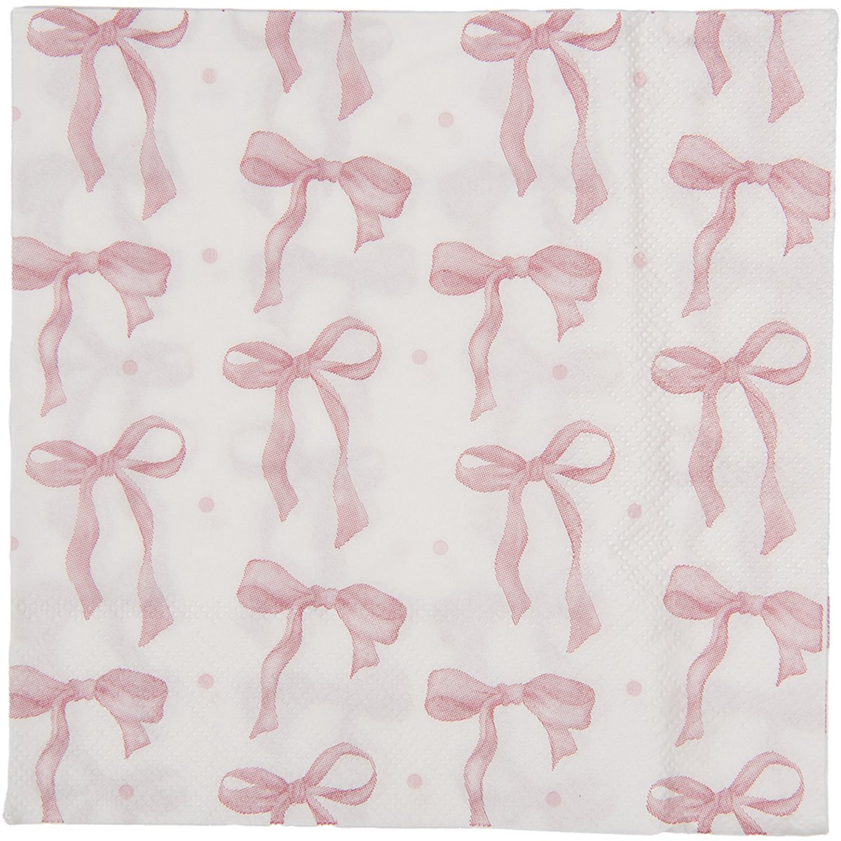 Clayre & Eef Servetten Papier Set van 20 33x33 cm Wit Papier
