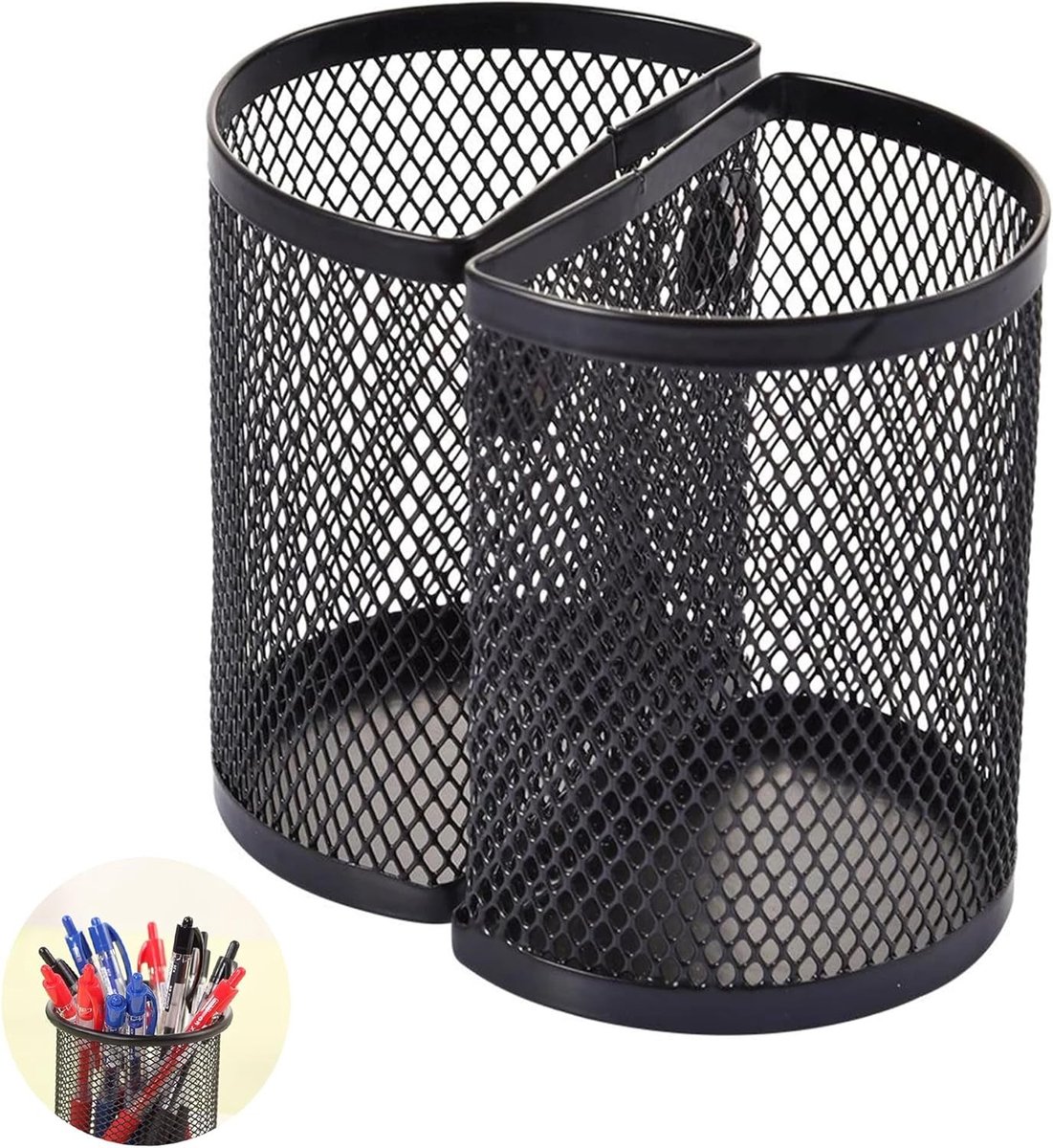 Multifunctionele Magnetische Pennenhouder voor Koelkast en Bureau - 2 Stuks, Organisator voor Kantooraccessoires en Schrijfgerei