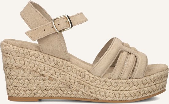 Notre-V Nv-1040 Sandalen - Met Sleehak - Dames - Beige - Maat 37