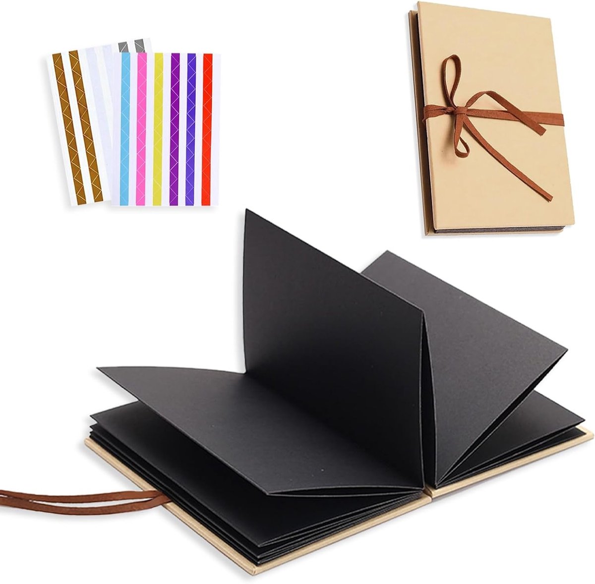 Scrapbook Album met 30 Pagina's, Persoonlijk Fotoboek voor Vrienden en Liefhebbers, Creatief en Uniek Ontwerp