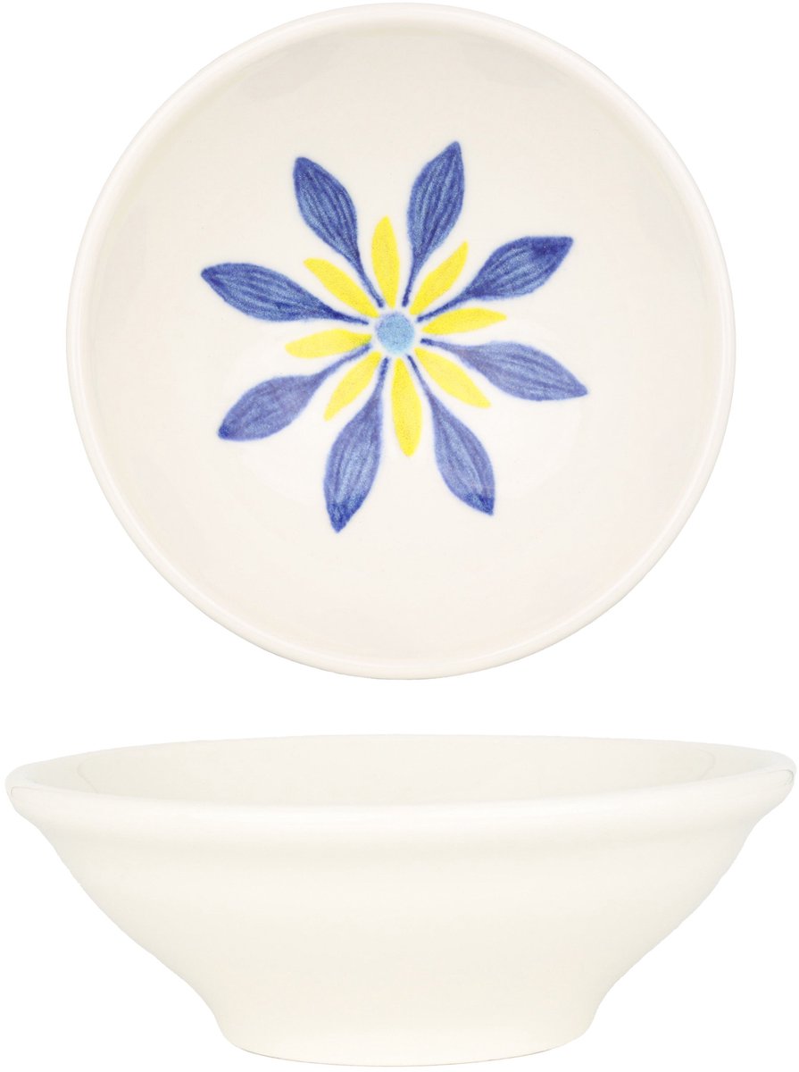 Kütahya Porselen Kommetje - Strada - Porselein - 16 cm (400cc) - set van 6