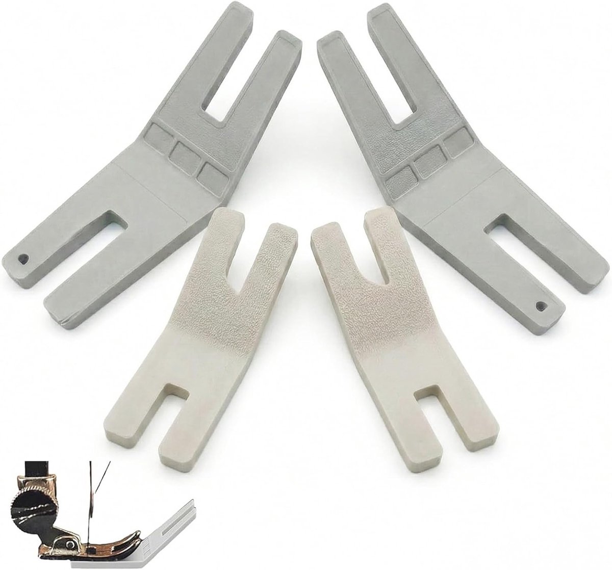 Naaivoet Set - Naaimachine Accessoires - Stoffen Verwerken - Vier Delige Set