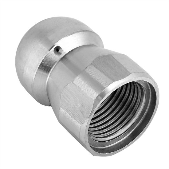 RVS Water- en Afvoerreinigingsmondstuk voor Hogedrukreiniger - 3/8 Inch van rvs — afbeelding 5