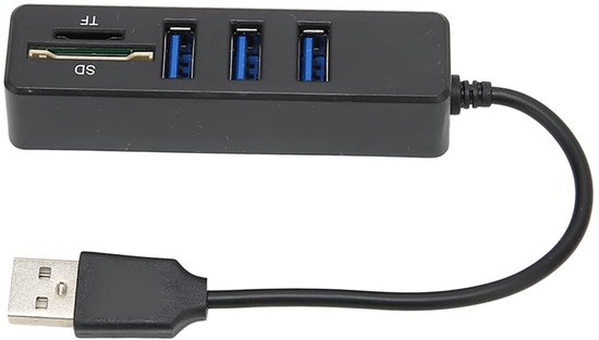 3-poorts draagbare USB-splitter USB 2.0 Hub 480 Mbps van Merkloos — afbeelding 3