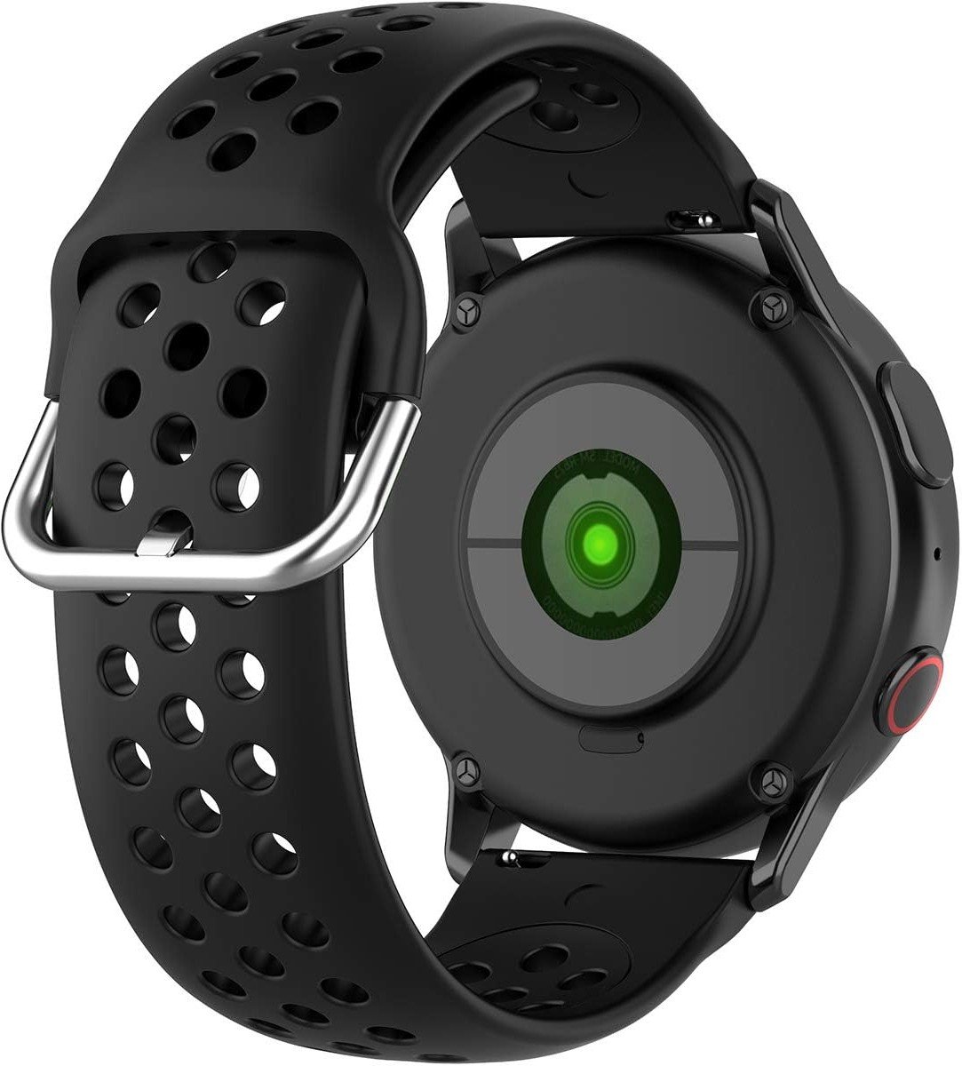 Zachte Siliconestraps voor 22mm Horloges zoals Vivoactive 4, Amazfit GTR, Gear S3 en meer
