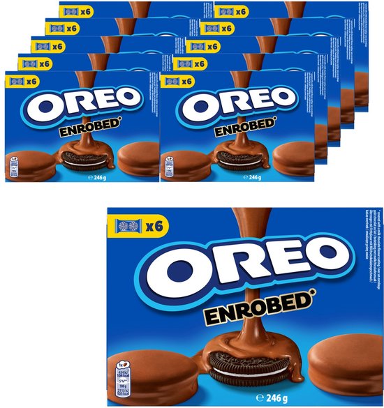 Oreo Enrobed - Koekjes met melkchocoladesmaak - 246g